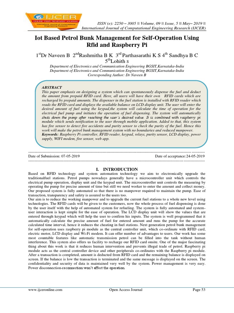 H09055356 PDF | PDF | Radio Frequency Identification | Raspberry Pi