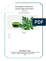 Makalah Bahasa Jawa Mungatipun Godhong KATES KANGGO TOMBO MALARIA