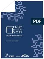 Estatísticas sobre escolas e matrículas no Brasil