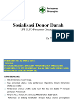 Sosialisasi Donor Darah