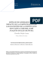 Estilos de Liderazgo y Participacion