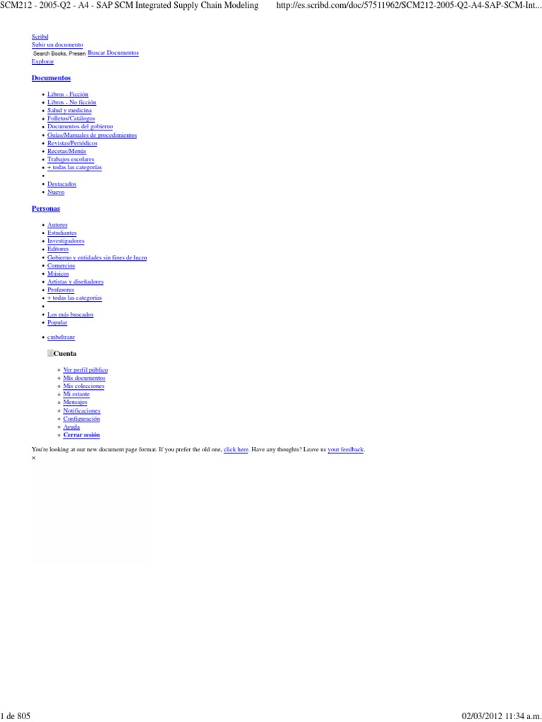 SCM212 - 2005-Q2 - A4 - SAP SCM Integrated Supply Chain Modeling PDF ...