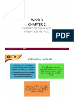 Week 3 Chapter 2 Calibration Curve and Method Validation PDF