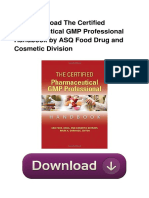 The Certified Pharmaceutical GMP Profess