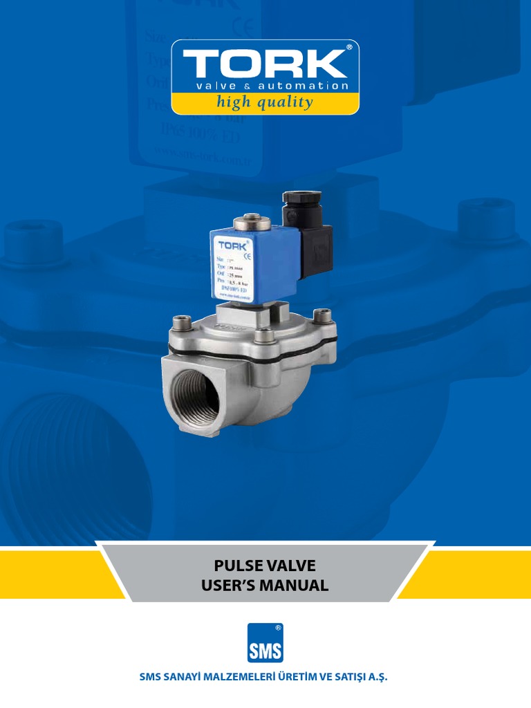 Pulse Valve User Manual 2892 D PDF Valve Manufactured Goods