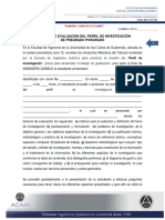 Ingeniería Química Perfil Investigación