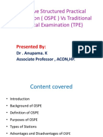 Objective Structured Practical Examination (OSPE) Vs