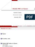 Clase 2 RBC Intro Dynare MacroAvan Lambda PDF