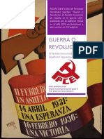 Reseña de Guerra o Revolución. El Partido Comunista de España en La Guerra Civil.