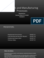 Materials and Manufacturing Processes