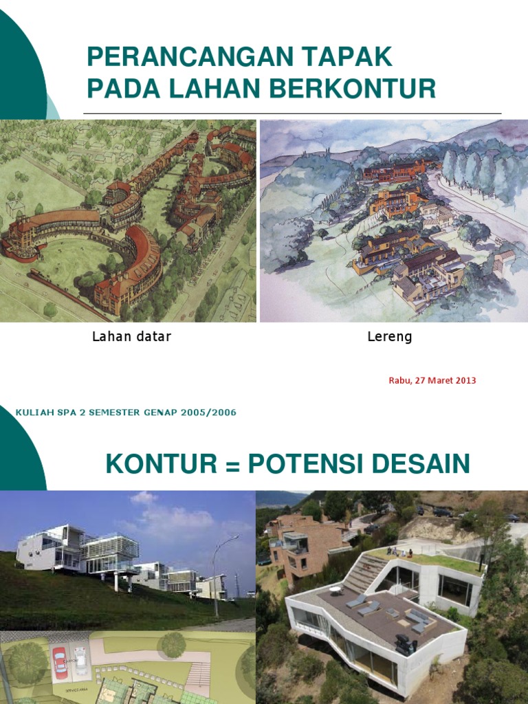 07 Tapak Lahan Berkontur PDF