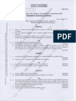 Satellite Communication 15EC755 June-July 2019