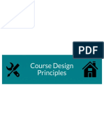 Course Design Principles Infographic