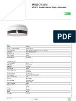 ARGUS Smoke Detector Single - polar white datasheet
