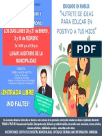 Afiche para Talleres de Padres de Familia