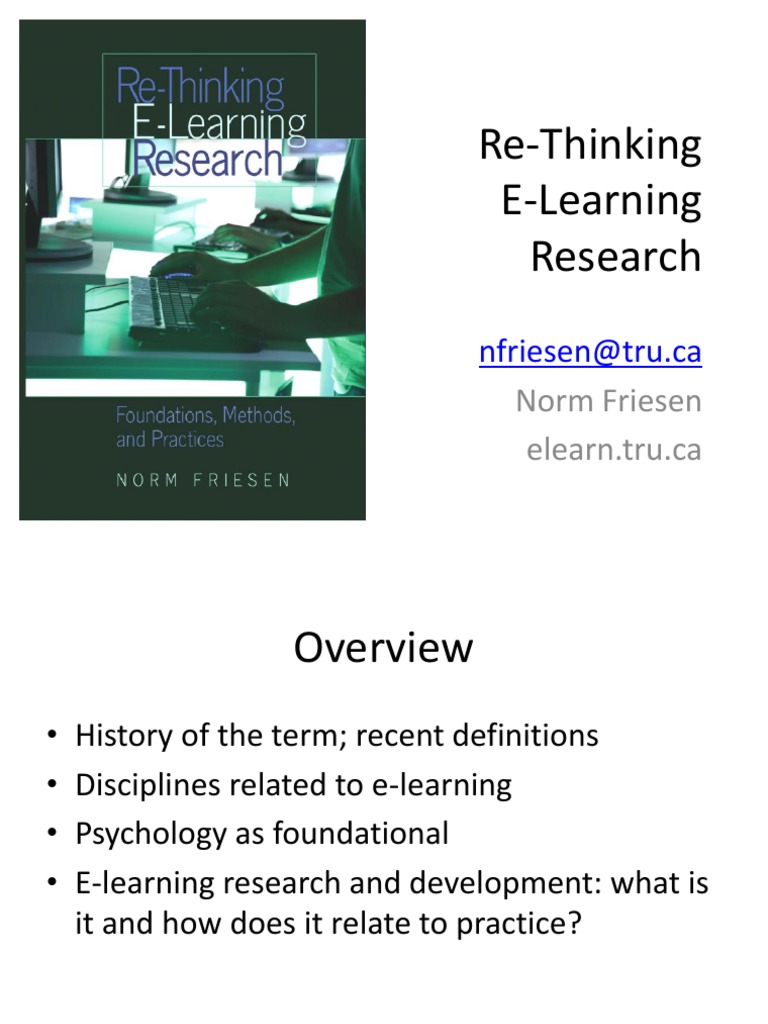 Introduction To E-Learning | PDF | Educational Technology ...