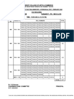 Second Internal Seating - Feb 2019 Ba