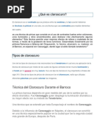 Qué es claroscuro