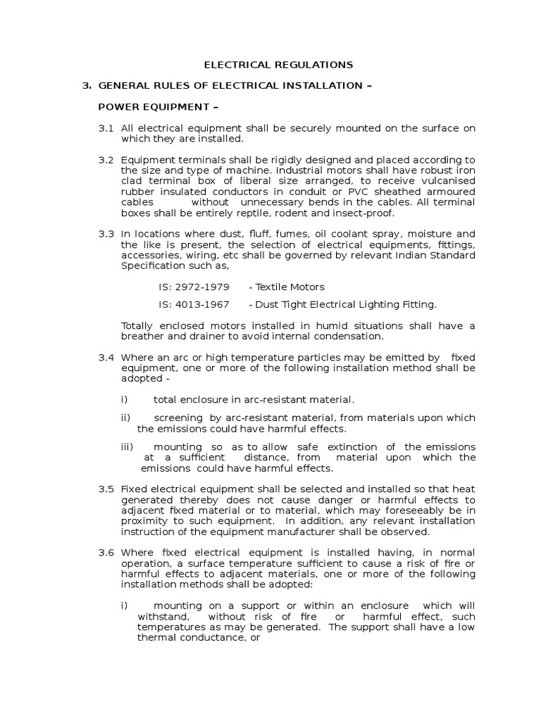Electrical 02 General Rules | PDF | Electrical Wiring | Building ...