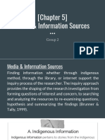 Media Information Sources Indigenous Groups