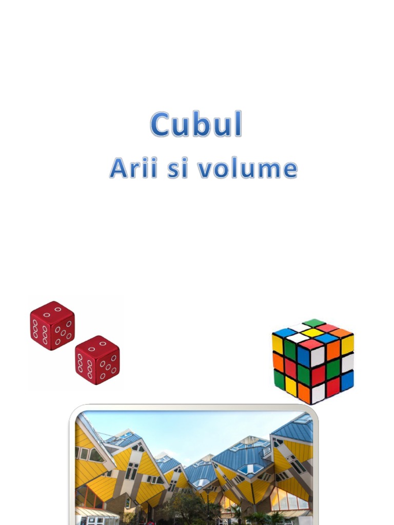 Cubul Arii Si Volum | PDF