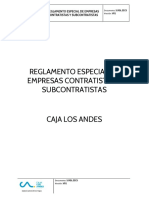 1 Reglamento Especial Contratistas Caja Los Andes
