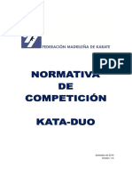 V 1.6 NORMATIVA 2020 DE COMPETICIÓN GENERAL DÚO KATA