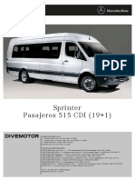 Divemotor Microbus Ficha Microbus Mercedes Benz Sprinter 515 191 1320571