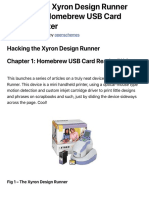 Hacking The Xyron Design Runner Chapter 1: Homebrew USB Card Reader:Writer - Openschemes