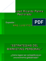 Estrategias Marketing Personal