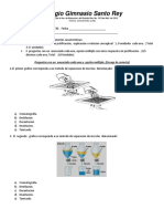 6 Primera Evaluacion de Quimica Grado Sexto Tercer Periodo