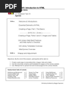 HTML 101: Introduction To HTML: LC Notebook Tab VII