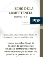 Clases 7 y 8 Derecho de La Competencia