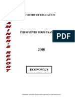 2008 Economics Solution