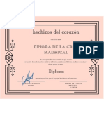 diploma  DINORA DE LA CRUZ MADRIGAL