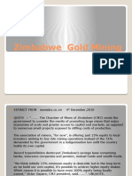 Zimbabwe Gold Mining and Base Metal Opportunities 