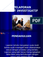 Pelaporan Audit Investigasi