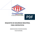 Anexo 5.1 Requisitos de Seguridad Industrial para Contratistas