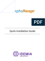 MorphoManager Quick Install Guide