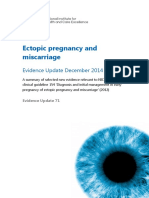 Ectopic Pregnancy and Miscarriage Evidence Update December 2014