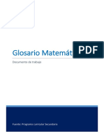 Glosario Matemática