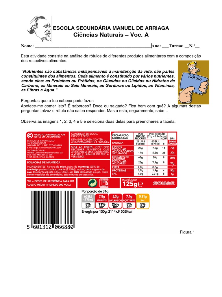 Ficha Analise de Rotulos | PDF
