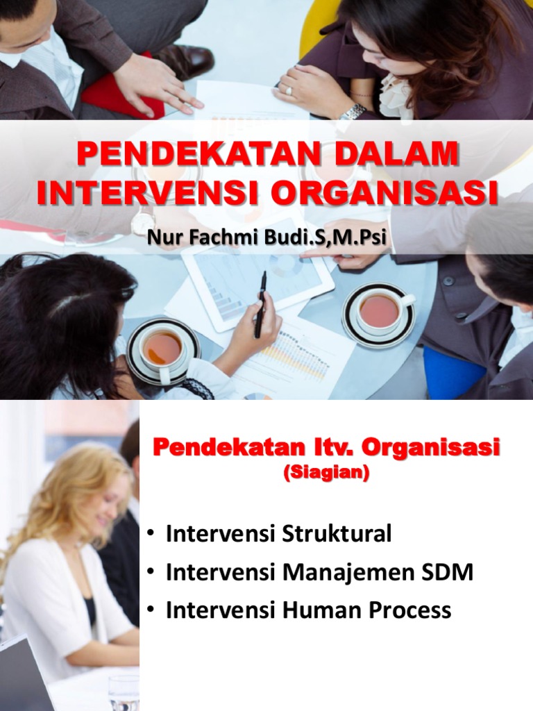 Pendekatan Intervensi Organisasi | PDF