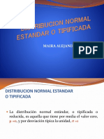 Distribucion Normal Estandar o Tipificada