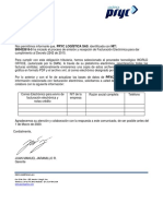 Carta Facturacion Electronica Pryc 2020