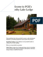 Welcome To Timothy Lake Lodge