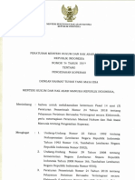 Permenkumham No 14 THN 2019 Tentang Pengesahan Koperasi PDF