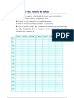 Plano de Estudo