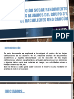 Investigación Sobre Rendimiento Escolar en Los Alumnos PROYECTO (Autoguardado)