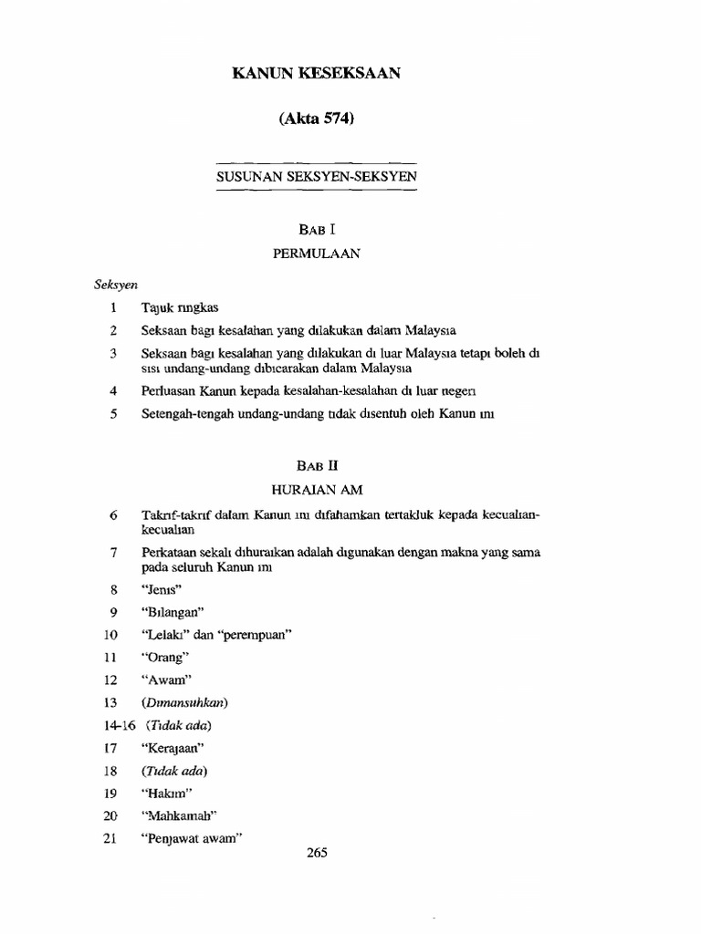 Kanun Keseksaan Akta 574 Pdf